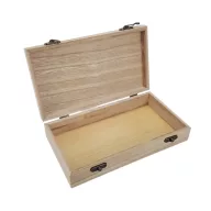Natúr szivardoboz 23x13cm – festéshez, decoupage technikához