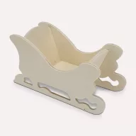 Natúr fa szánkó – karácsonyi dekorációhoz – Szezonok, alkalmak