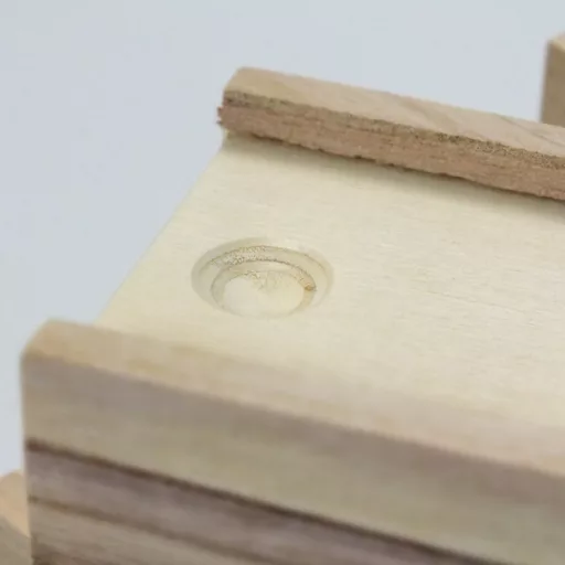 Fa csúszkás tároló 3db – festéshez, decoupage technikához