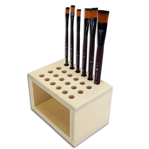 Natúr fa ecsettartó – kreatív hobby projektekhez – Eszközök, alapanyagok