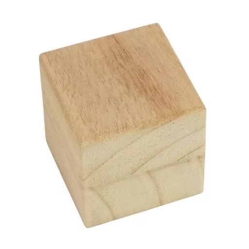 Natúr fa kocka 6x6cm