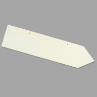 Natúr fa nyíl alakú dekor tábla – esküvői dekorációhoz