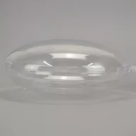  Ajándéktartó gömb műanyag lapos 11cm 5db/cs 60/# – koszorúhoz, virágdekorációhoz