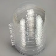 Ajándéktartó gömb műanyag 9cm 5db/cs 48/# – koszorúhoz, virágdekorációhoz