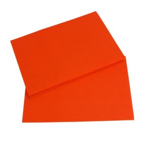 Barkácsfilc, filc lapok 2mm 10db/csomag - Narancs