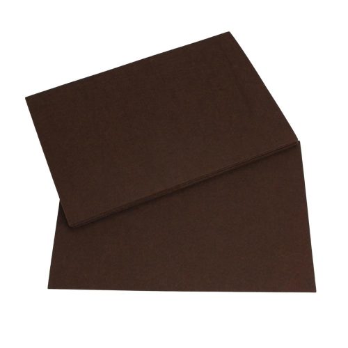 Barkácsfilc, filc lapok 2mm 10db/csomag - Barna