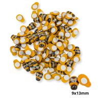 Fa méhecske dekor öntapadós 9x13mm 100db/cs – esküvői dekorációhoz