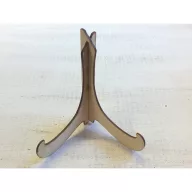 Natúr fa - Mélytányértartó állvány normál – festéshez, dekorációhoz