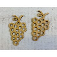 Natúr fa - Szőlő 9cm 2db/csomag – őszi dekorációhoz