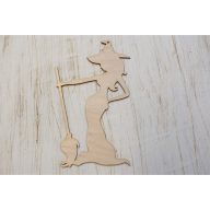 Natúr fa - Csinos boszi 25cm – őszi dekorációhoz – Szezonok, alkalmak