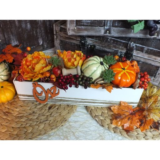 Natúr fa - Ősz felirat 9,5cm 5db/csomag – őszi dekorációhoz