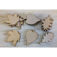 Natúr fa - Falevelek vegyes 5cm 12db/csomag – őszi dekorációhoz