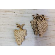 Natúr fa - Szőlő 5,5cm 5db/csomag – őszi dekorációhoz