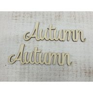 "Autumn" felirat 2db/csomag - KIFUTÓ – őszi dekorációhoz