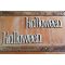 "Halloween" felirat nyomtatott 2db/csomag – őszi dekorációhoz
