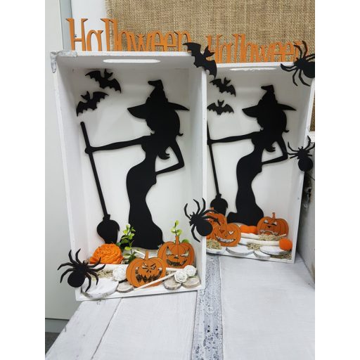 Natúr fa - Halloween tökök vegyes 5cm 5db/csomag – őszi dekorációhoz