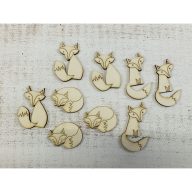 Róka vegyes 9db/csomag – őszi dekorációhoz – Szezonok, alkalmak