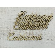 "Emlékezünk" felirat 5db/csomag – kegyeleti dekorációhoz