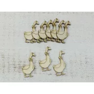 Liba 5cm 10db/csomag – festéshez, dekorációhoz – Lézervágott fa termékek