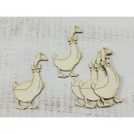 Liba 10cm 5db/csomag – festéshez, dekorációhoz – Lézervágott fa termékek