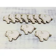 Kismalac 4cm 10db/csomag – karácsonyi dekorációhoz