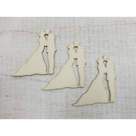 Esküvői pár csókos 3db/csomag – esküvői dekorációhoz