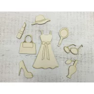 Csajos dolgok 8db/csomag – festéshez, dekorációhoz