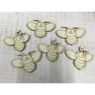 Méhecskék 4cm 6db/csomag – nyári dekorációhoz – Szezonok, alkalmak