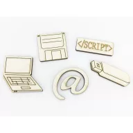 IT csomag 4cm 5db/csomag – festéshez, dekorációhoz