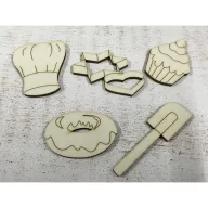 Cukrász csomag 4,5cm 5db/csomag – festéshez, dekorációhoz