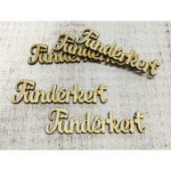 Natúr fa - "Tündérkert" felirat 10cm 5db/csomag – kerti és otthoni dekorációhoz