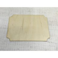 Natúr fa - Tábla A5 21x15cm – festéshez, dekorációhoz