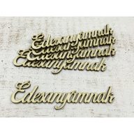 "Édesanyámnak" felirat 3,3x12cm 5db/csomag – anyák napi dekorációhoz