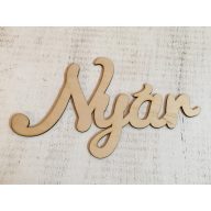 Natúr nyár felirat 26cm – nyári dekorációhoz – Szezonok, alkalmak