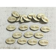 Mini "Édes Otthon" tábla 20db/csomag – festéshez, dekorációhoz