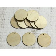 Kör lap lyukkal 5cm 10db/csomag – festéshez, dekorációhoz
