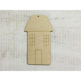 Natúr fa - Magas ház kicsi 19,5cm