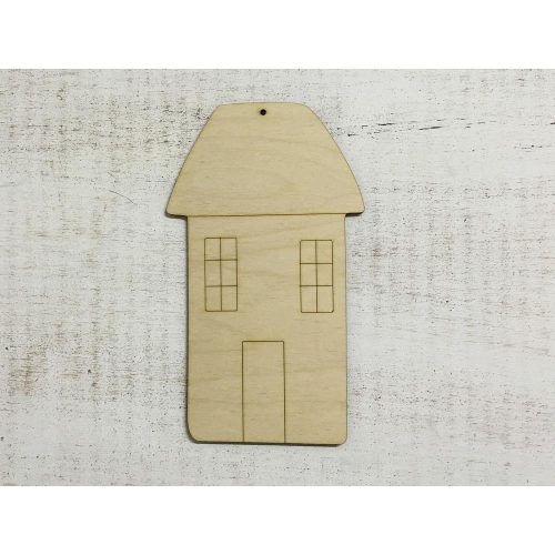 Natúr fa - Magas ház kicsi 19,5cm