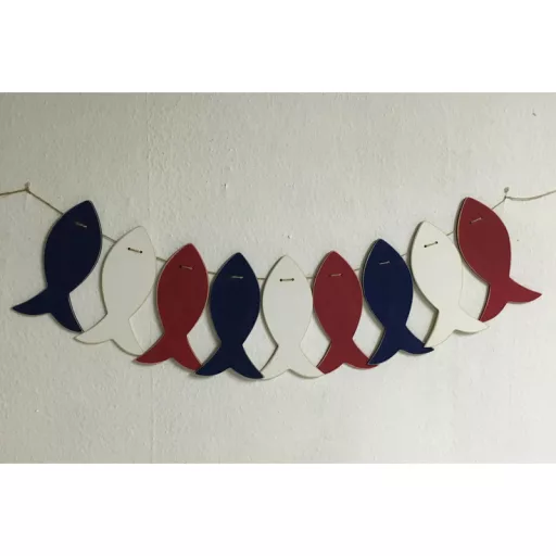 Natúr fa - Hal felfűzhetős – nyári dekorációhoz – Szezonok, alkalmak