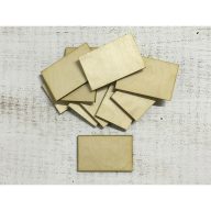 Natúr fa lapok 7x4,5cm 10db/csomag – festéshez, dekorációhoz