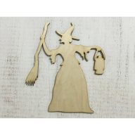 Natúr fa - Lámpás boszi 24cm – őszi dekorációhoz – Szezonok, alkalmak