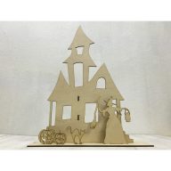 Natúr fa - Halloween kastély – őszi dekorációhoz – Szezonok, alkalmak