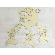 Natúr fa - Jó éjt angyalkák! – kreatív dekorációhoz