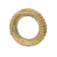 Koszorúalap szalma 20cm – ajtódíszhez, koszorúalapnak