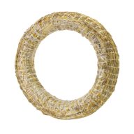 Koszorúalap szalma 25cm – ajtódíszhez, koszorúalapnak
