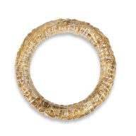 Koszorú alap szalma 20cm, vastagság 3 cm – koszorúkészítéshez és dekorációhoz – Papelito.hu