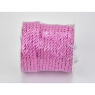 Sodrott zsinór rózsaszín – kreatív dekorációhoz – Dekorációs kellékek
