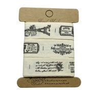 Szalag Párizs 1,5cm X 3méter – kreatív dekorációhoz