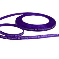 Szatén szalag " Boldog névnapot" felirattal 6mm X 23méter – kreatív dekorációhoz