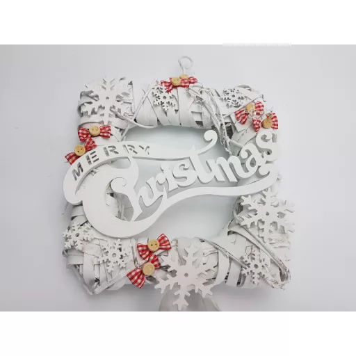 Fehér hókristály 5,5cm 25db/csomag